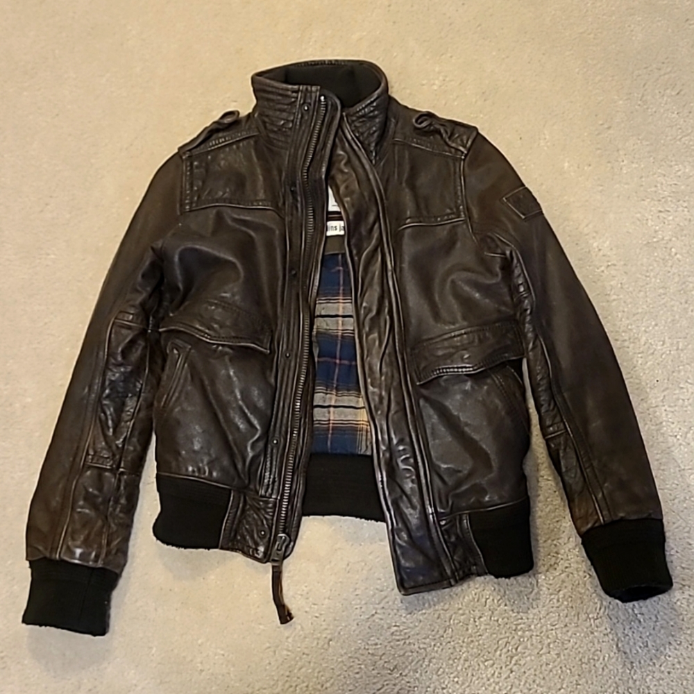 Kids Vintage Leather Jacket